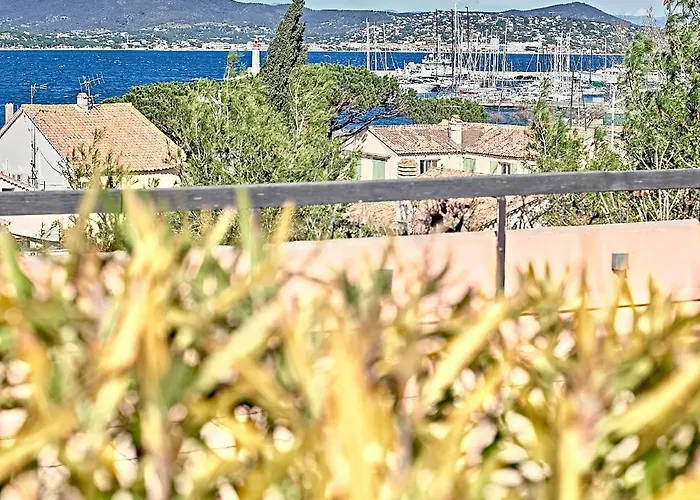 Daire Sea Tropez-grand Studio, Terrasse Vue Mer, Garage